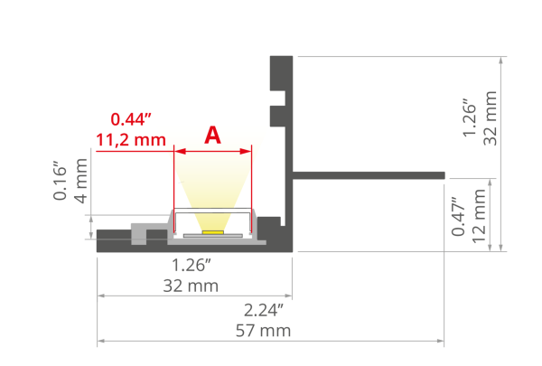 LED Nischenleuchte NISA-NI